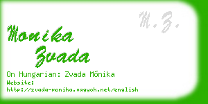 monika zvada business card